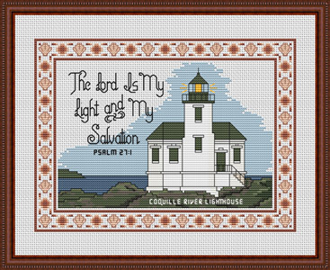 Coquille River Lighthouse - Psalm 27:1